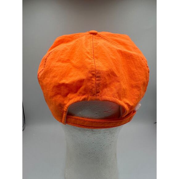 VTG Petco Fishing And Rental Tools Adult Neon Orange Trucker Hat Cap Rope - Picture 5 of 9